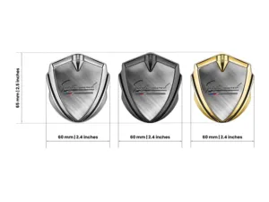 Metal Domed Emblem Modern Look Tuning Style